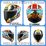 KYT FULL FACE TT COURSE Motorcycle Helmet KASMA DANIEL poster view