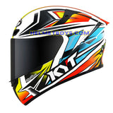 KYT FULL FACE TT COURSE Motorcycle Helmet KASMA side view