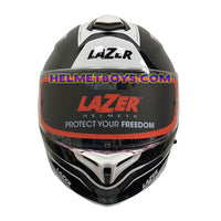 LAZER MH6 Modular Flip Up Helmet DNA WHITE BLACK front view