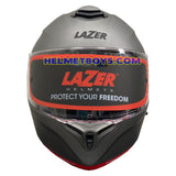 LAZER MH6 Flip Up Motorcycle Helmet matt anthracite front view