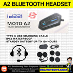 MOTO A2 Motorcycle Bluetooth Headset