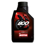 MOTUL 100% synthetic 2-Stroke motorcycle racing lubricant 800