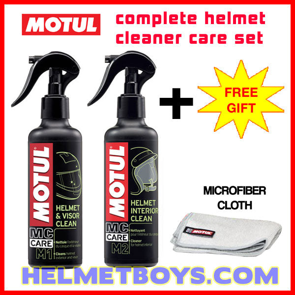 MOTUL M1 motorcycle helmet visor cleaner M2 helmet interior cleaner set 