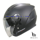 MT Helmet AVENUE MATT BLACK Motorcycle Helmet  side view