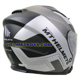 MT Helmet REZLAND Motorcycle sunvisor Helmet backflip view