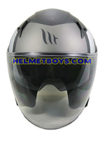 MT Helmet REZLAND Motorcycle sunvisor Helmet front view