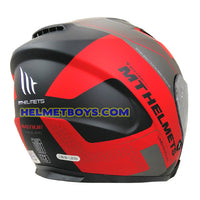 MT motorcycle helmet SV AVENUE version A5 REZLAND MATT RED backflip