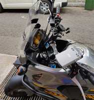MWUPP motorcycle smartphone holder honda 400X side