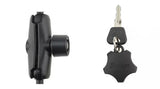 MWUPP motorcycle mobilephone holder-keylock stem