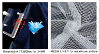 NANSHI motorcycle waterproof rainjacket mesh breathable moisture wicking technology