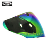 NHK R1 GIGA helmet Tinted Visor Face Shield rainbow iridium