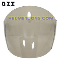 OZI 22 motorcycle helmet smoked tinted visor face shield front view