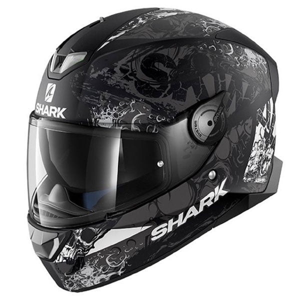 SHARK SKWAL Full Face Helmet LED lights NUK EM front view