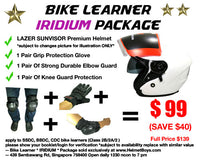 SSDC BBDC CDC motorcycle learner student IRIDIUM package