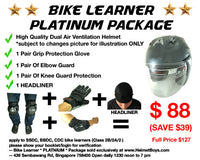 SSDC BBDC CDC motorcycle learner student PLATINUM package