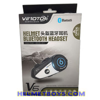 ViMOTO V6 Motorcycle Bluetooth Headset box packaging