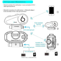 ViMOTO V8 Motorcycle Bluetooth Headset connect devices