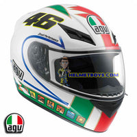 AGV K3 ROSSI 46 ICON Full Face Motorcycle Helmet slant view