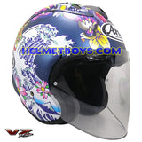 ARAI RAM VZRAM Oriental1 KOI Motorcycle Helmet right slant view