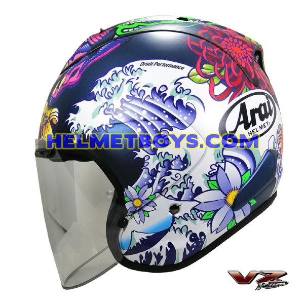ARAI RAM VZRAM Oriental1 Motorcycle Helmet side view