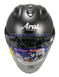 ARAI SZ RAM 5 motorcycle helmet matt black front view