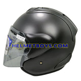 ARAI SZ RAM 5 motorcycle helmet matt black side view
