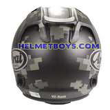 ARAI VZRAM MIMETIC motorcycle Helmet back full view