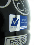 EVO RS 959 Helmet safety approved label LTA