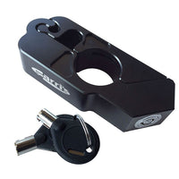 Motorcycle throttle brake clutch security anti-theft lock black color