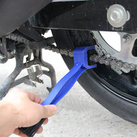motorcycle chain brush clean
