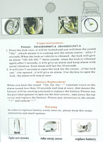 Motorcycle Anti Theft Security Brake Disc Lock alarm instructions