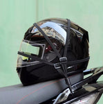 Motorcycle helmet hook strap cable full face helmet
