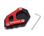 Motorcycle Anti-Slip Side Kickstand red colors