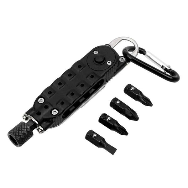 Motorcycle mini toolkit key chain screwdriver hex philip