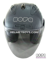 NOVA R606 motorcycle helmet grey front