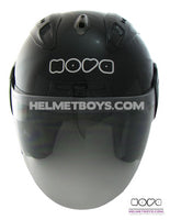 NOVA R606 motorcycle helmet glossy black front