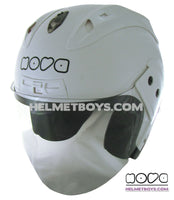 NOVA R606 motorcycle helmet pearl white slant