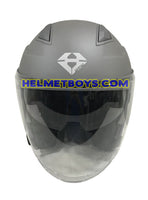 TARAZ Motorcycle Helmet Inner Sunvisor Matt Grey front