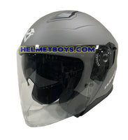 TARAZ Motorcycle Helmet Inner Sunvisor Matt Grey slant