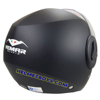 VEMAR BREEZE 3/4 jet style open face motorcycle helmet back view