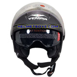 VEMAR BREEZE 3/4 jet style open face motorcycle helmet front view
